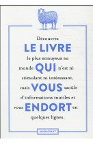 Le livre qui vous endort