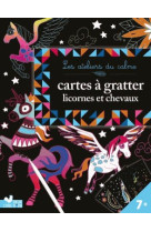 Cartes a gratter - licornes et