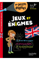 Jeux et enigmes en anglais de