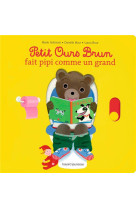 Petit ours brun fait pipi comm