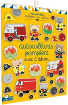 Autocollants pompiers  avec 6