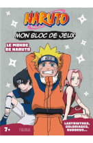 Bloc de jeux naruto - le monde