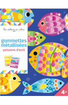 Gommettes metallisees poissons