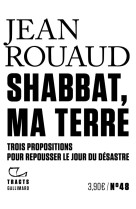 Shabbat, ma terre - trois prop