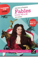 Fables de la fontaine, livres