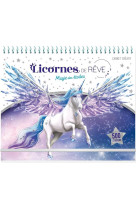 Licornes de reve - carnet crea