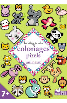 Coloriages pixels animaux