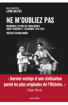 Ne m-oubliez pas - dernieres l