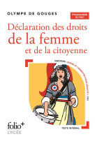 Declaration des droits de la f