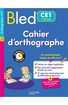 Bled cahier d-orthographe ce1