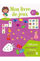 Mon livre de jeux - 4+ (rose)