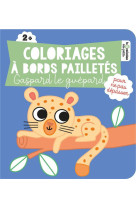 Coloriages a bords pailletes -