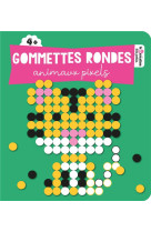 Gommettes rondes animaux pixel