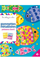 Gommettes metallisees poissons