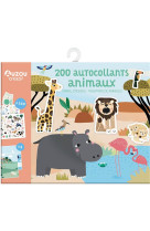 200 autocollants animaux