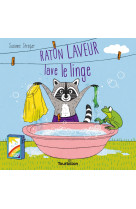 Raton laveur lave le linge