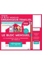 Le bloc mensuel organiseur fam