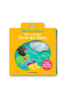 Mon livre tissu petit ours bru