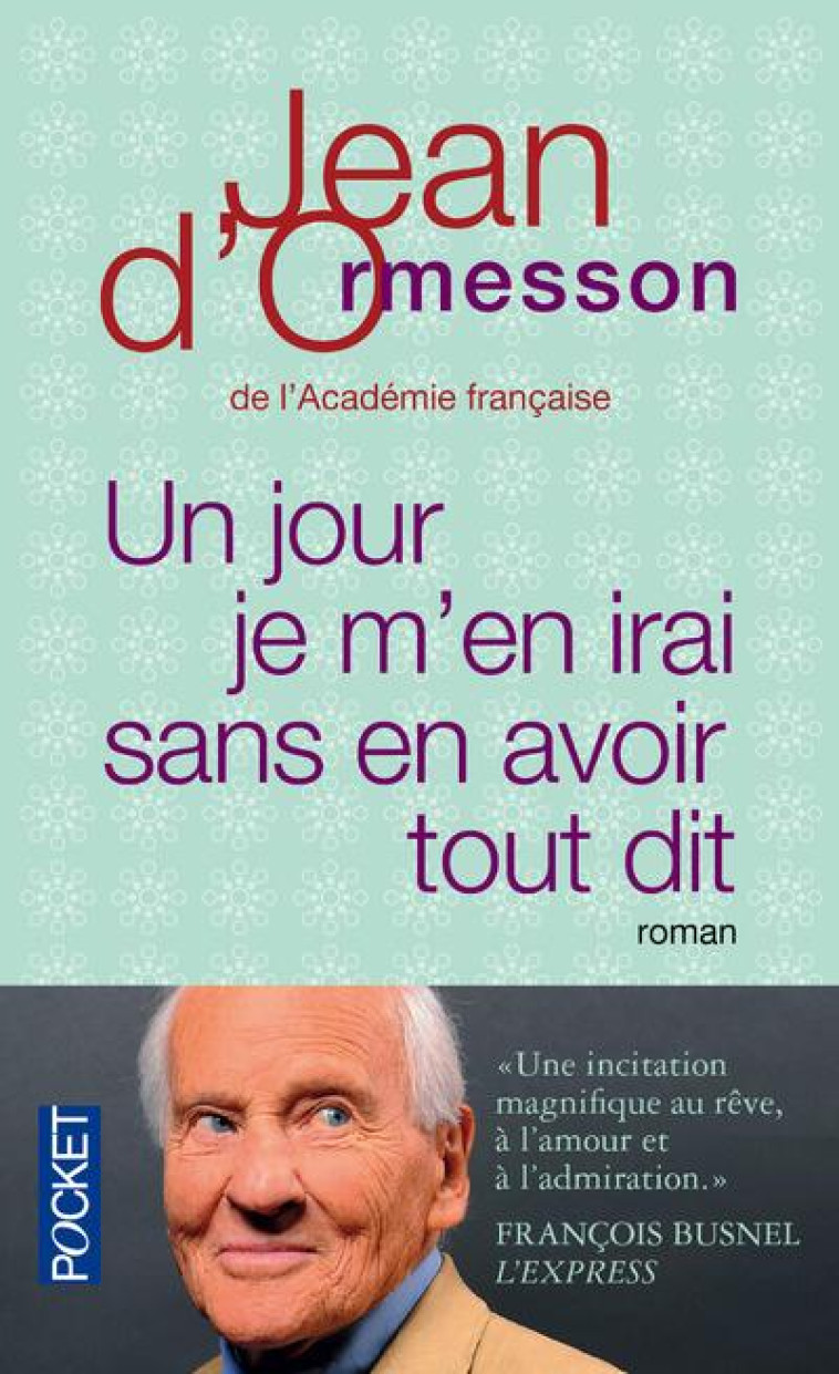 UN JOUR JE M-EN IRAI SANS EN A - ORMESSON JEAN D- - Pocket