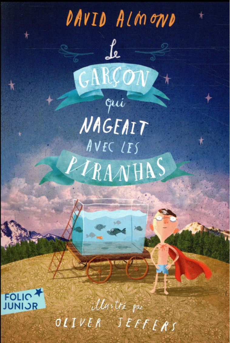 LE GARCON QUI NAGEAIT AVEC LES - ALMOND/JEFFERS - GALLIMARD