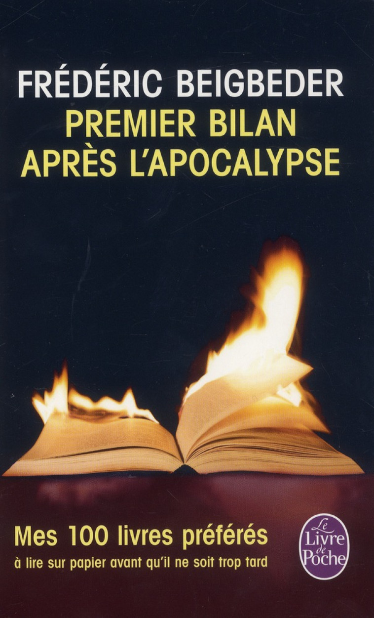 PREMIER BILAN APRES L-APOCALYP - BEIGBEDER FREDERIC - Le Livre de poche