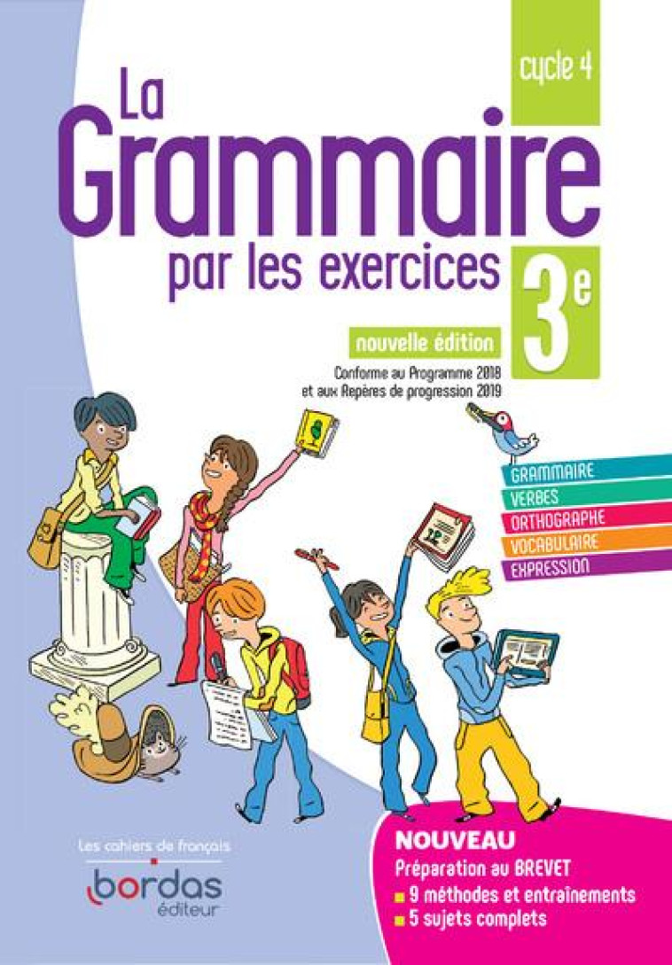 LA GRAMMAIRE PAR LES EXERCICES - PAUL JOELLE - BORDAS