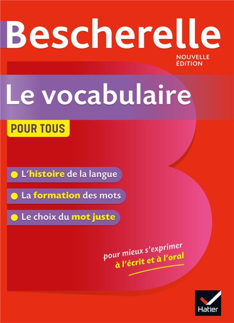 BESCHERELLE LE VOCABULAIRE POU - LESOT ADELINE - HATIER SCOLAIRE