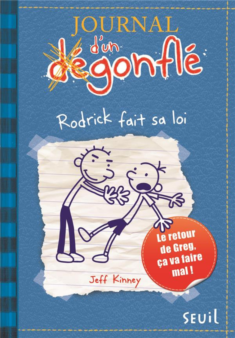 JOURNAL D-UN DEGONFLE T2. RODR - KINNEY JEFF - SEUIL