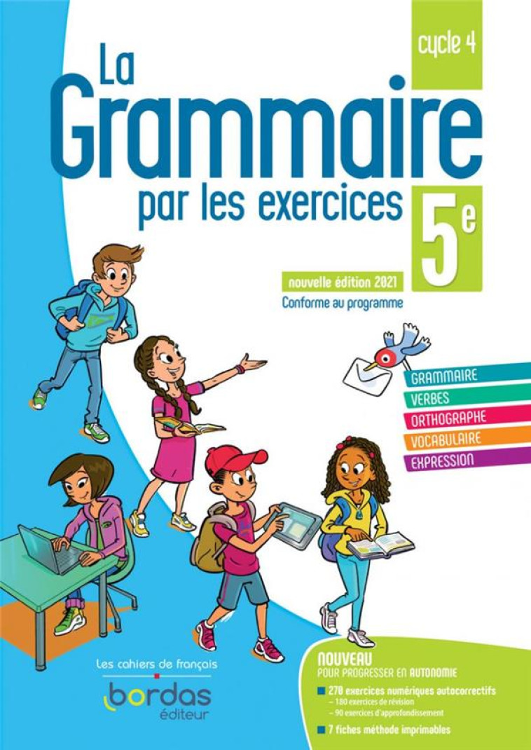 LA GRAMMAIRE PAR LES EXERCICES - PAUL JOELLE - BORDAS