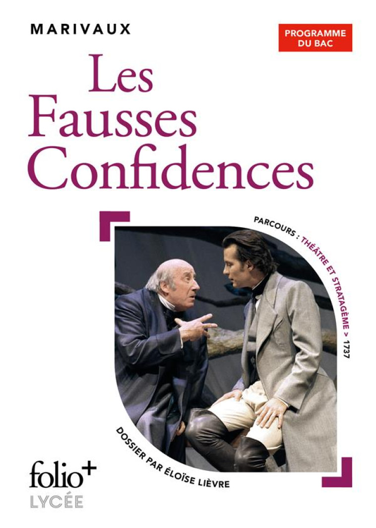 BAC 2021 : LES FAUSSES CONFIDE - MARIVAUX - GALLIMARD