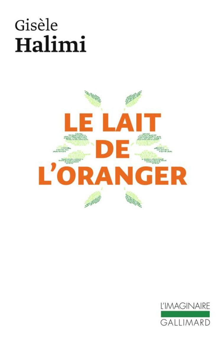 LE LAIT DE L-ORANGER - HALIMI GISELE - GALLIMARD