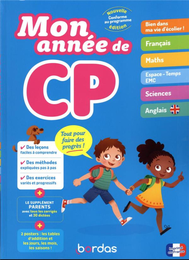 MON ANNEE DE CP - WORMSER/CHARLES/ZABA - BORDAS