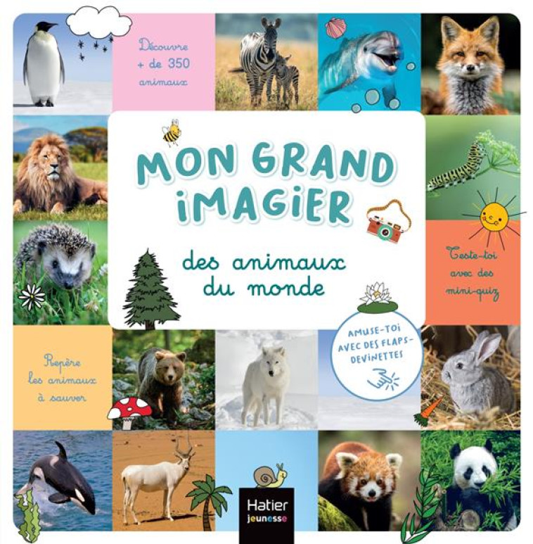 MON GRAND IMAGIER DES ANIMAUX - COLLECTIF - HATIER SCOLAIRE