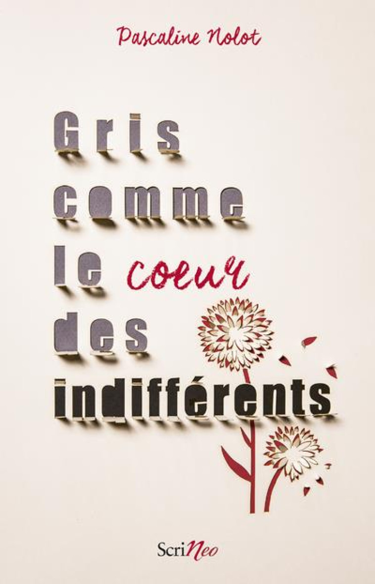 GRIS COMME LE COEUR DES INDIFF - NOLOT PASCALINE - SCRINEO