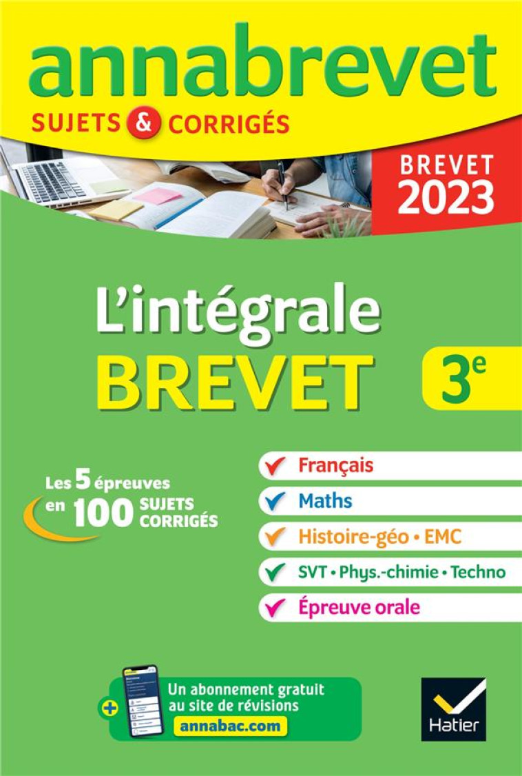 ANNALES DU BREVET ANNABREVET 2 - COLLECTIF - HATIER SCOLAIRE