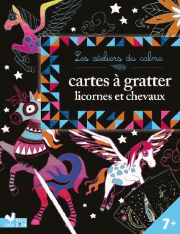 CARTES A GRATTER - LICORNES ET - SECHERET JESSICA - NC