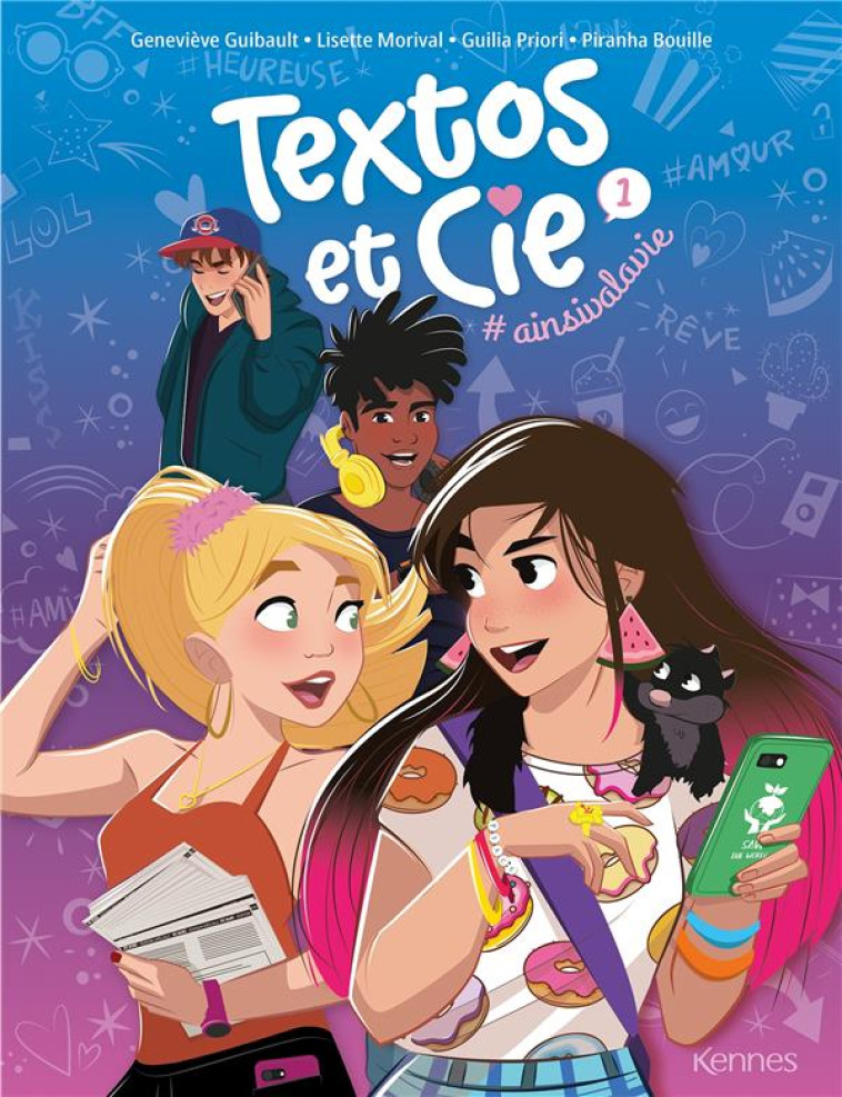 TEXTOS ET CIE BD T01 - #AINSIV - GUIBAULT/MORIVAL - KENNES EDITIONS