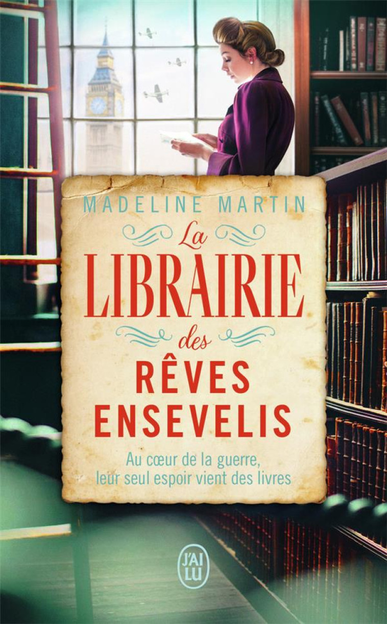 LA LIBRAIRIE DES REVES ENSEVEL - MADELINE MARTIN - J'AI LU