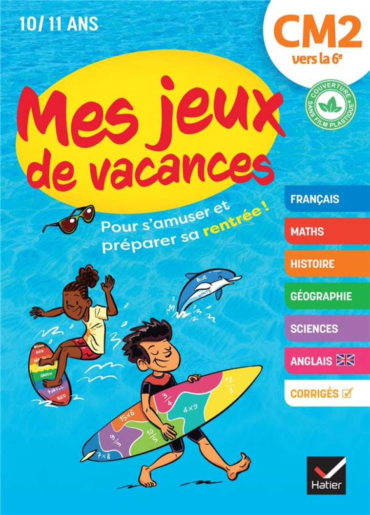 MES JEUX DE VACANCES DU CM2 A - COHEN/GAUFFRE/FOYARD - HATIER SCOLAIRE