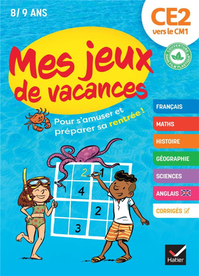 MES JEUX DE VACANCES DU CE2 VE - KASTOR/MALO - HATIER SCOLAIRE