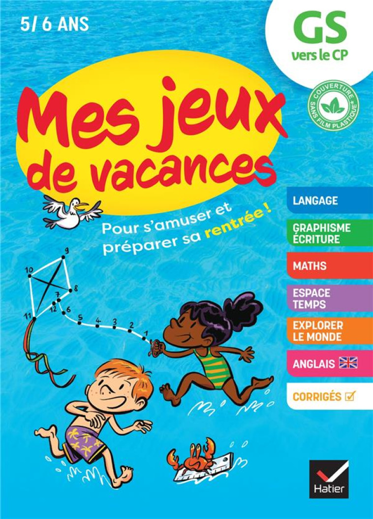 MES JEUX DE VACANCES GS VERS L - DOUTREMEPUICH - HATIER SCOLAIRE