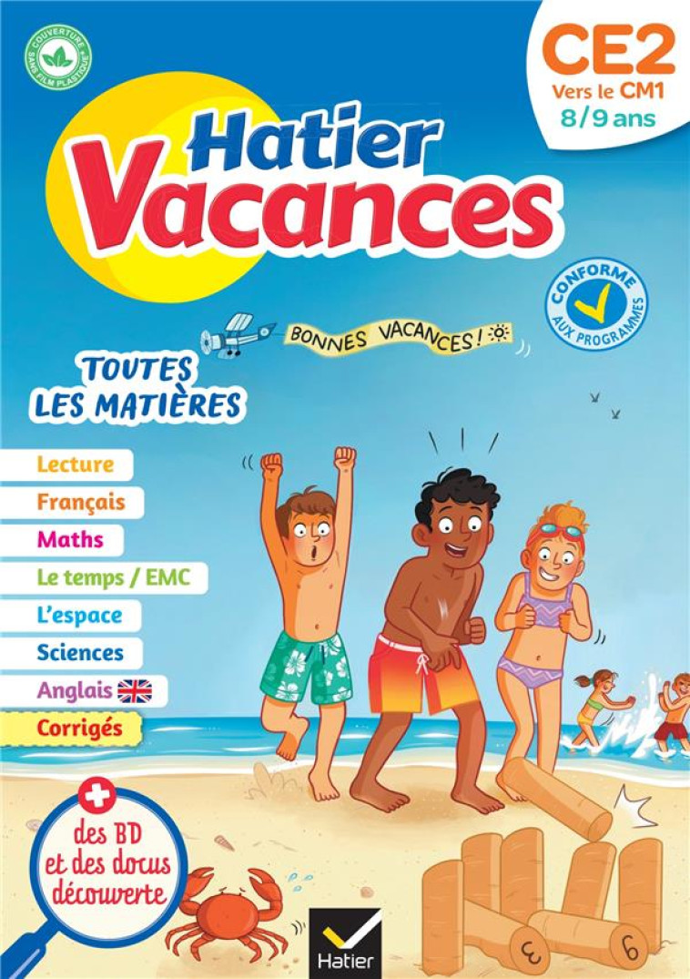 CAHIER DE VACANCES 2023 DU CE2 - CARDRON/LANQUETIN - HATIER SCOLAIRE