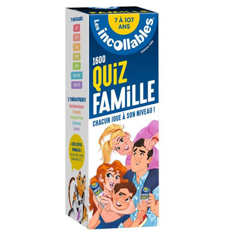 INCOS QUIZ FAMILLE - 2023 - PLAY BAC EDITIONS - PRISMA