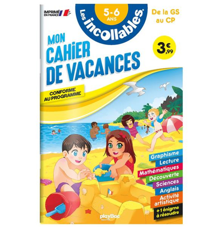 CAHIER DE VACANCES  - LES INCO - PLAY BAC EDITIONS - PRISMA