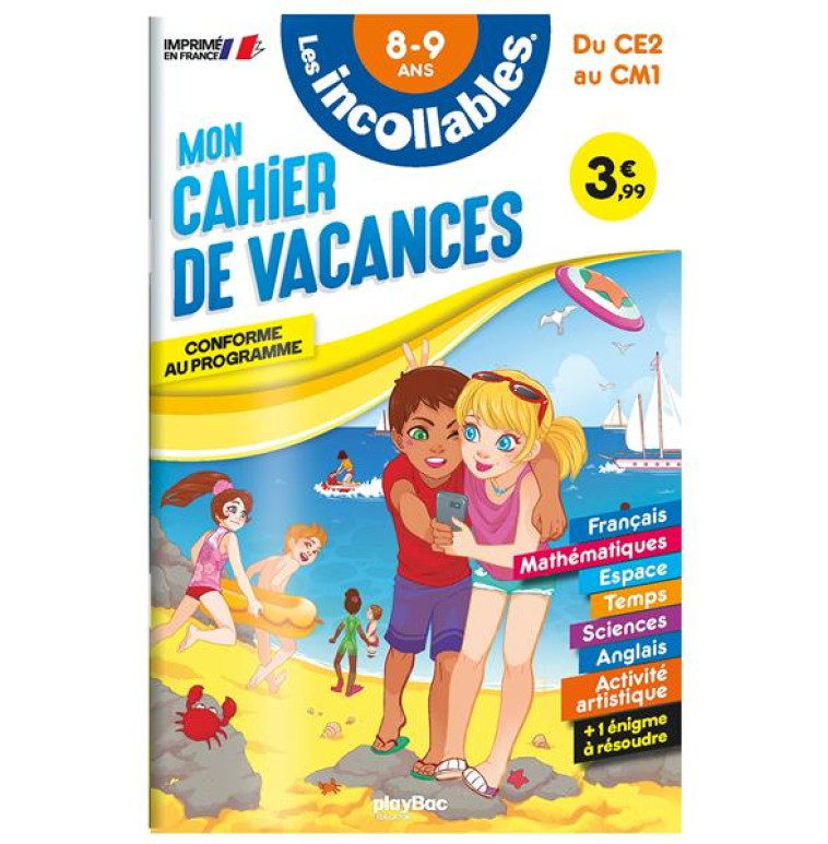 CAHIER DE VACANCES - LES INCOL - PLAY BAC EDITIONS - PRISMA