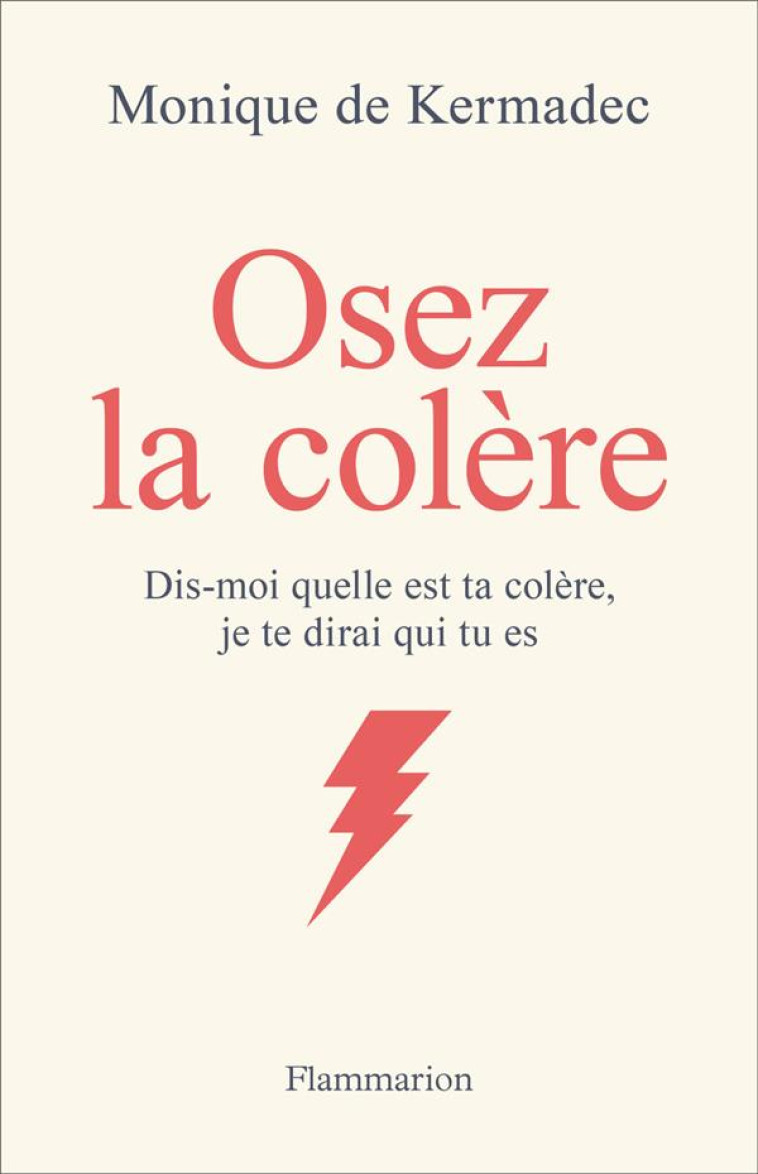 OSEZ LA COLERE - DIS-MOI QUELL - DE KERMADEC MONIQUE - FLAMMARION