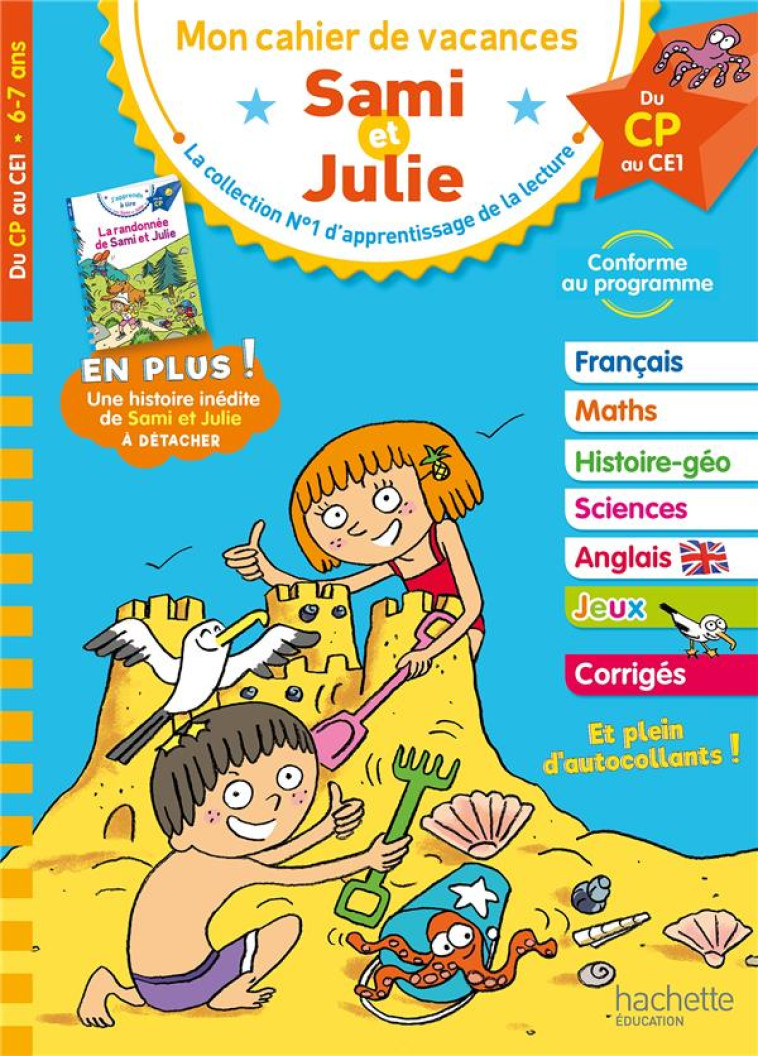 CAHIER DE VACANCES SAMI ET JUL - BONTE/NEUMAYER/RAZET - HACHETTE