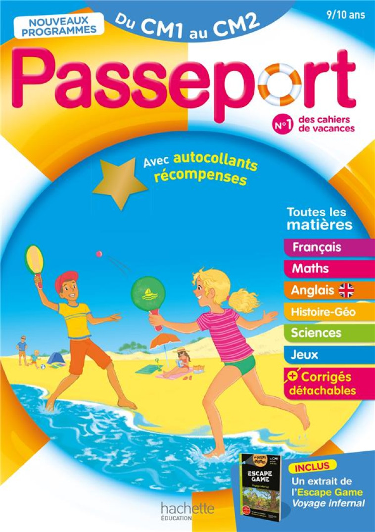 PASSEPORT - DU CM1 AU CM2 9/10 - BARTHOMEUF/CHANTEUX - HACHETTE