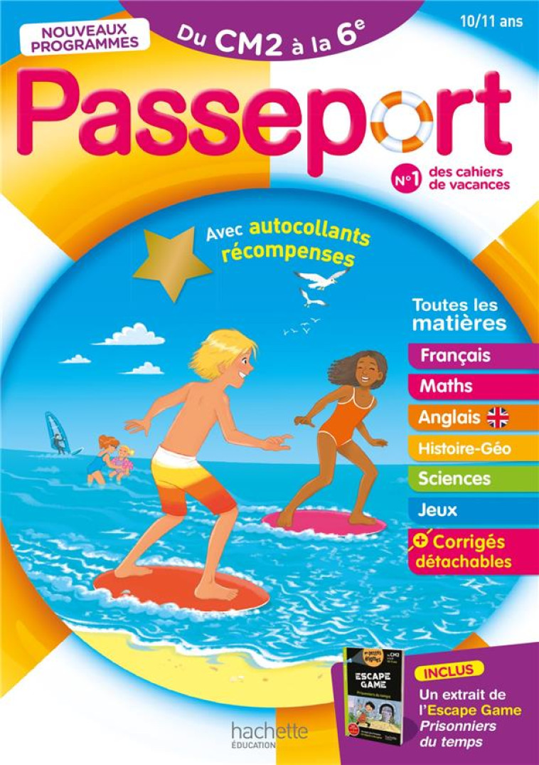 PASSEPORT - DU CM2 A LA 6EME 1 - MASCLET/BONNERAT - HACHETTE