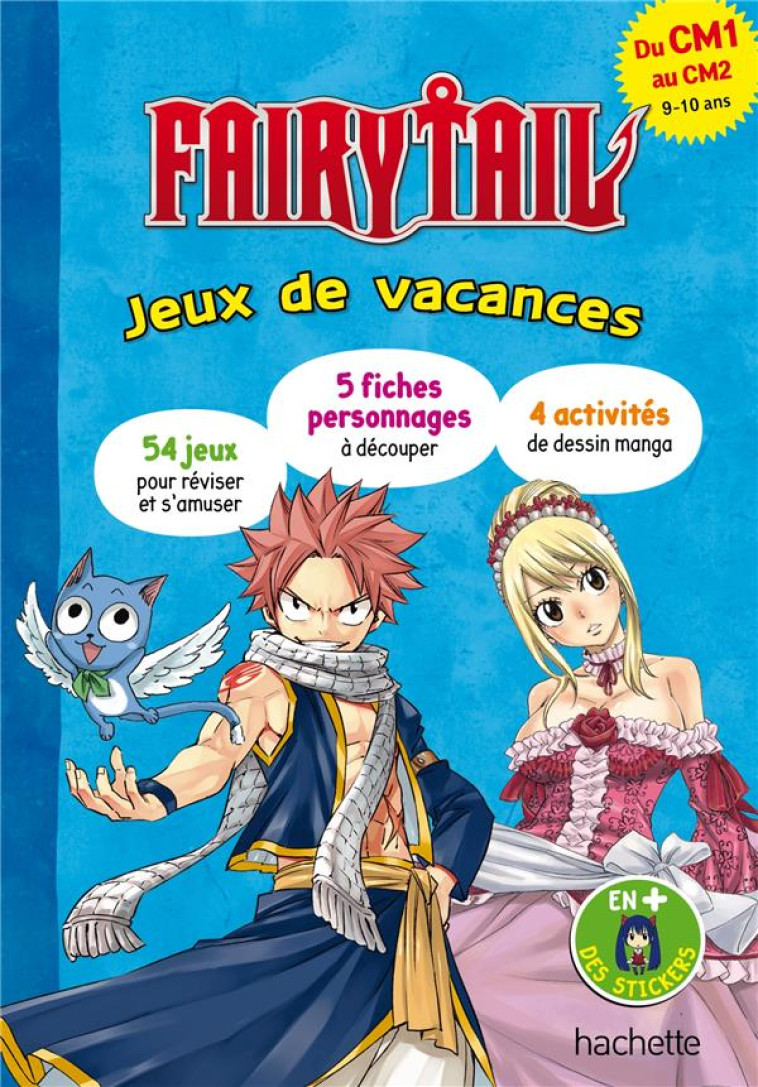 FAIRY TAIL - JEUX DE VACANCES - VOCANSON HELENE - HACHETTE